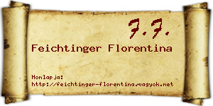 Feichtinger Florentina névjegykártya